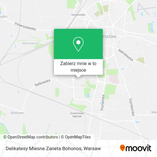 Mapa Delikatesy Miesne Zaneta Bohonos