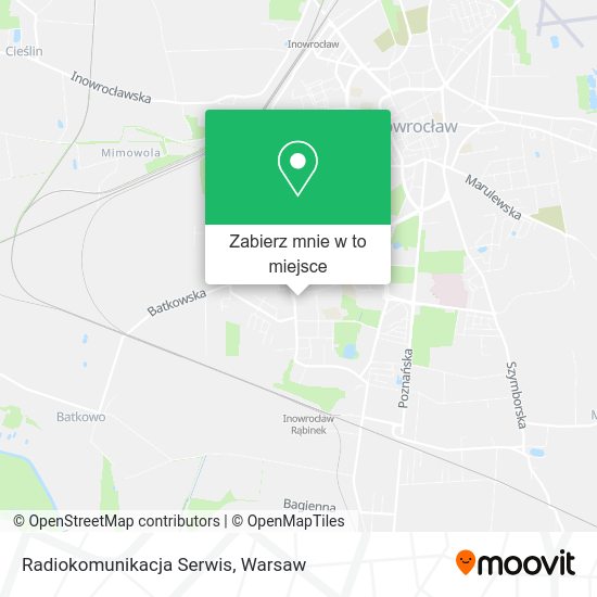 Mapa Radiokomunikacja Serwis