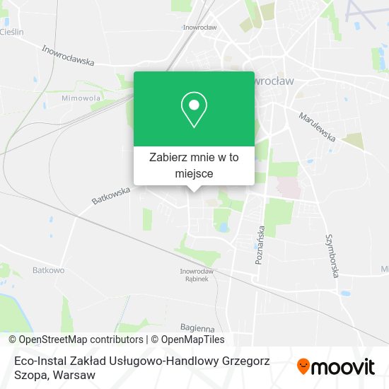 Mapa Eco-Instal Zakład Usługowo-Handlowy Grzegorz Szopa