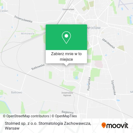 Mapa Stolmed sp. z o.o. Stomatologia Zachowawcza