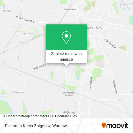 Mapa Piekarnia Kucia Zbigniew