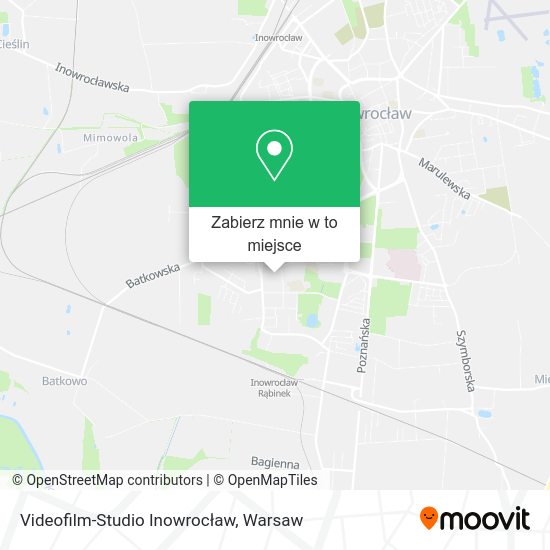 Mapa Videofilm-Studio Inowrocław