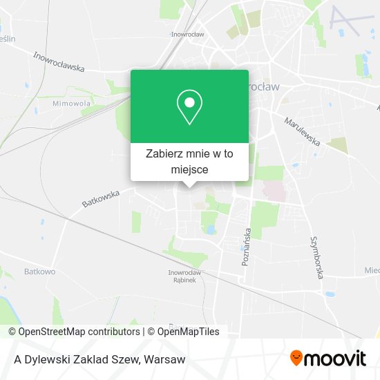 Mapa A Dylewski Zaklad Szew