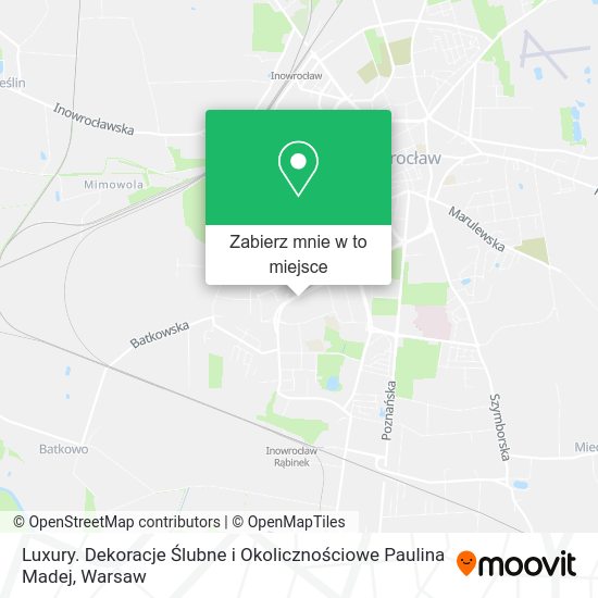 Mapa Luxury. Dekoracje Ślubne i Okolicznościowe Paulina Madej