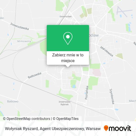 Mapa Wołyniak Ryszard, Agent Ubezpieczeniowy