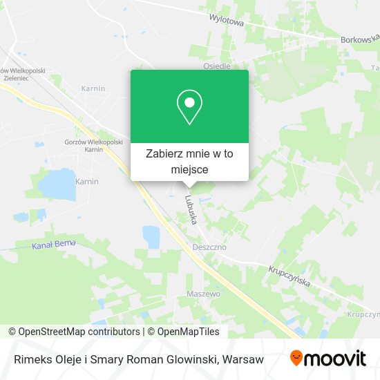 Mapa Rimeks Oleje i Smary Roman Glowinski