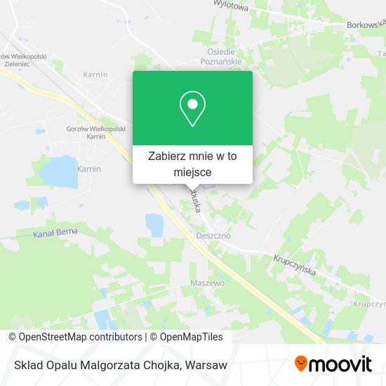 Mapa Sklad Opalu Malgorzata Chojka