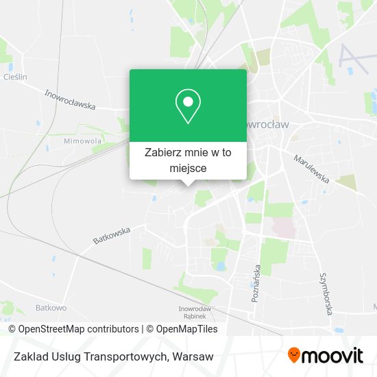 Mapa Zaklad Uslug Transportowych