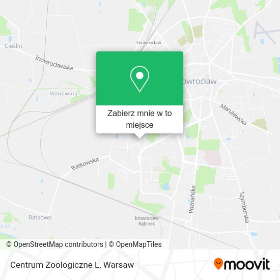 Mapa Centrum Zoologiczne L