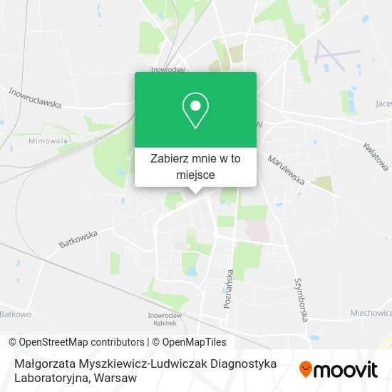 Mapa Małgorzata Myszkiewicz-Ludwiczak Diagnostyka Laboratoryjna