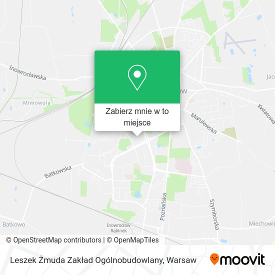 Mapa Leszek Żmuda Zakład Ogólnobudowlany