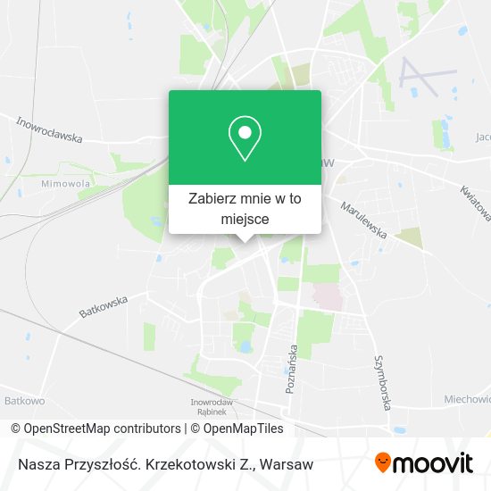 Mapa Nasza Przyszłość. Krzekotowski Z.