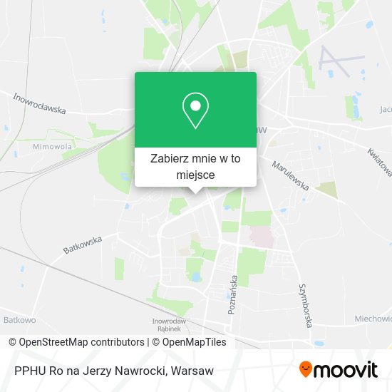 Mapa PPHU Ro na Jerzy Nawrocki