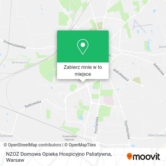 Mapa NZOZ Domowa Opieka Hospicyjno Paliatywna