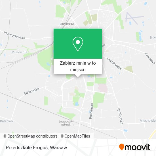 Mapa Przedszkole Froguś