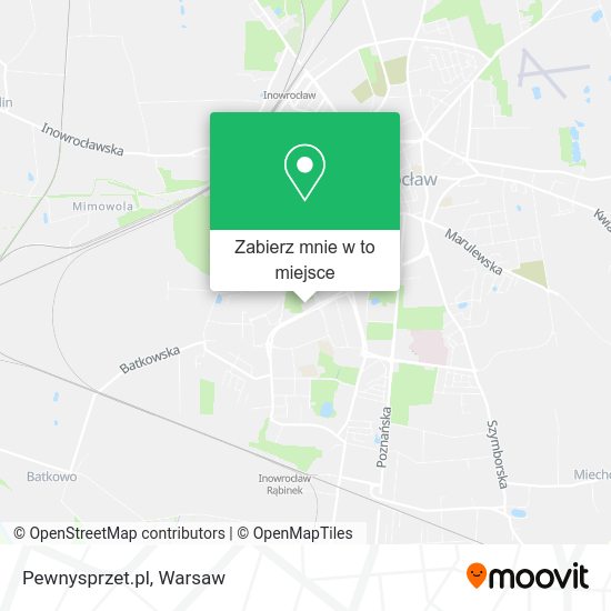 Mapa Pewnysprzet.pl