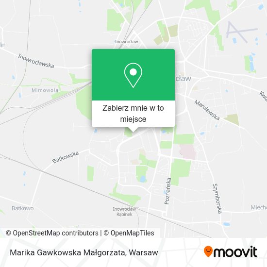 Mapa Marika Gawkowska Małgorzata