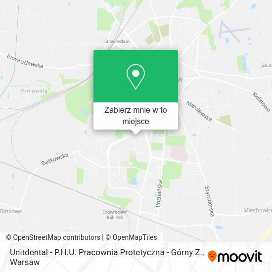 Mapa Unitdental - P.H.U. Pracownia Protetyczna - Górny Z.