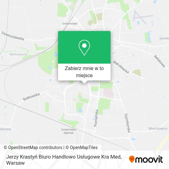 Mapa Jerzy Krastyń Biuro Handlowo Usługowe Kra Med