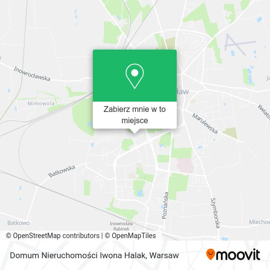 Mapa Domum Nieruchomości Iwona Halak