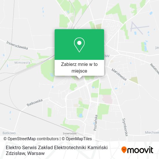 Mapa Elektro Serwis Zakład Elektrotechniki Kamiński Zdzisław