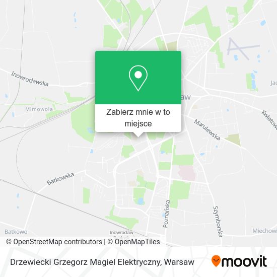 Mapa Drzewiecki Grzegorz Magiel Elektryczny