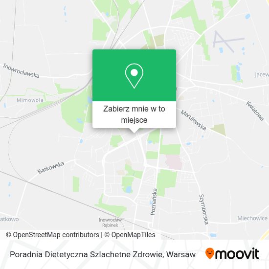 Mapa Poradnia Dietetyczna Szlachetne Zdrowie