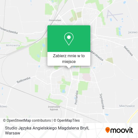 Mapa Studio Języka Angielskiego Magdalena Bryll