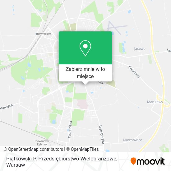 Mapa Piątkowski P. Przedsiębiorstwo Wielobranżowe