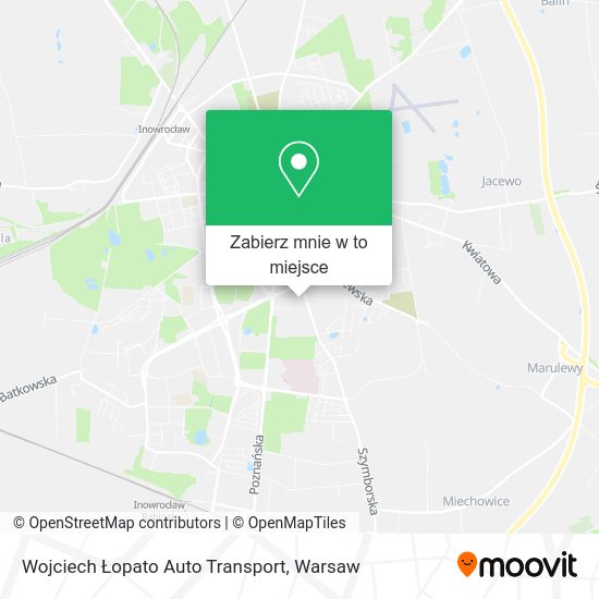 Mapa Wojciech Łopato Auto Transport