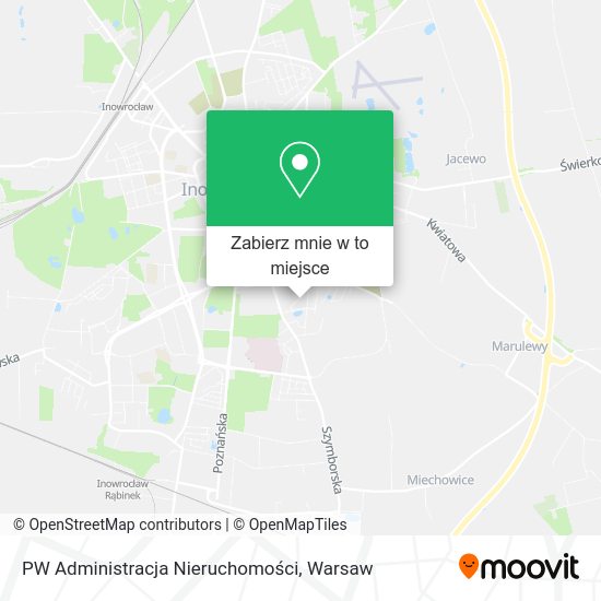 Mapa PW Administracja Nieruchomości