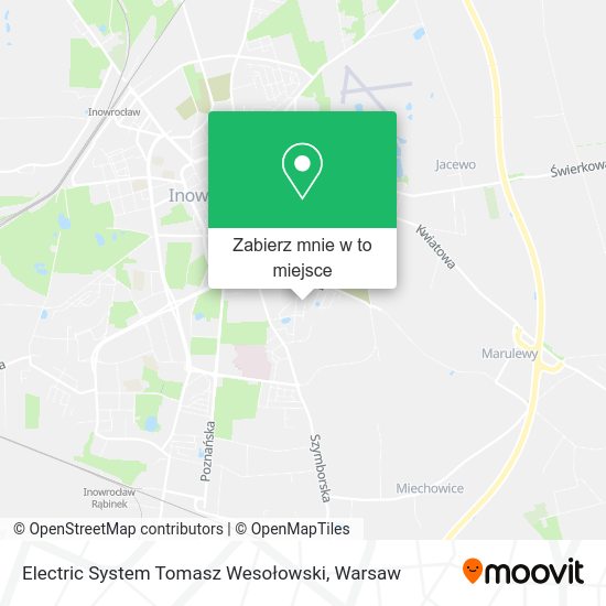 Mapa Electric System Tomasz Wesołowski