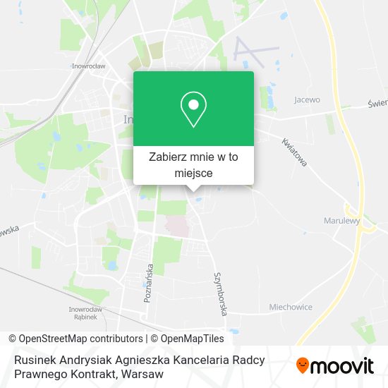 Mapa Rusinek Andrysiak Agnieszka Kancelaria Radcy Prawnego Kontrakt