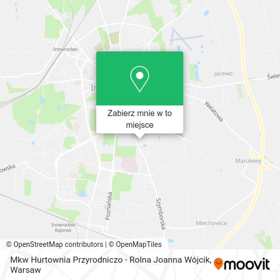 Mapa Mkw Hurtownia Przyrodniczo - Rolna Joanna Wójcik