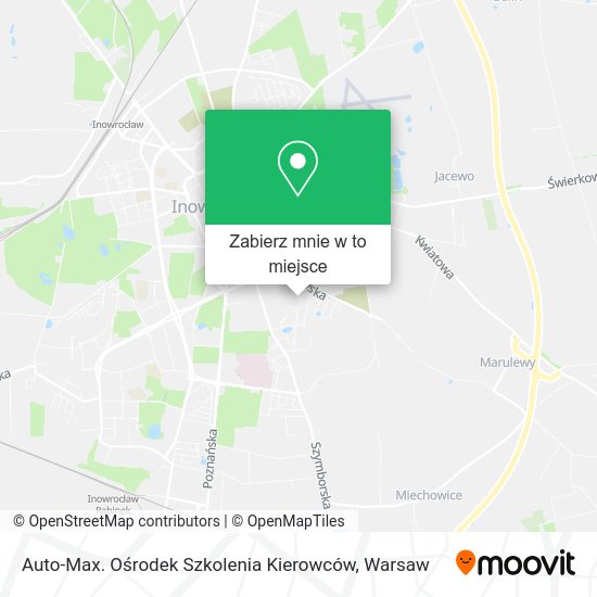 Mapa Auto-Max. Ośrodek Szkolenia Kierowców