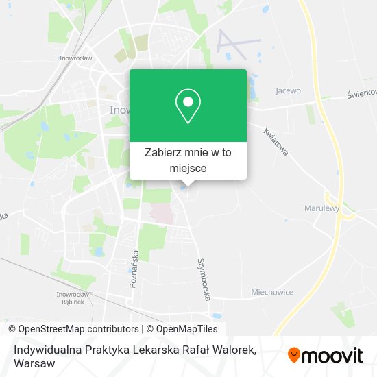 Mapa Indywidualna Praktyka Lekarska Rafał Walorek