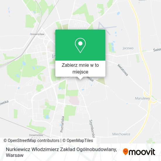 Mapa Nurkiewicz Włodzimierz Zakład Ogólnobudowlany