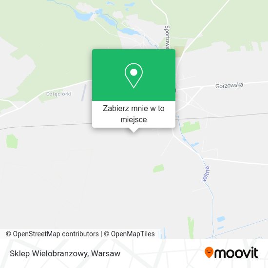 Mapa Sklep Wielobranzowy