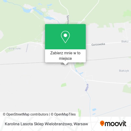 Mapa Karolina Lasota Sklep Wielobranżowy