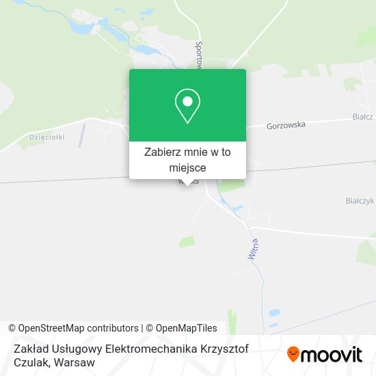 Mapa Zakład Usługowy Elektromechanika Krzysztof Czulak