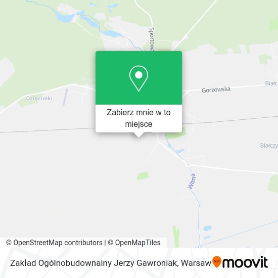 Mapa Zakład Ogólnobudownalny Jerzy Gawroniak