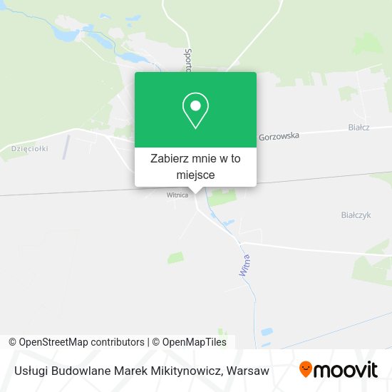 Mapa Usługi Budowlane Marek Mikitynowicz