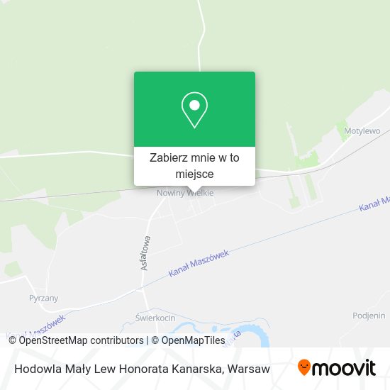 Mapa Hodowla Mały Lew Honorata Kanarska