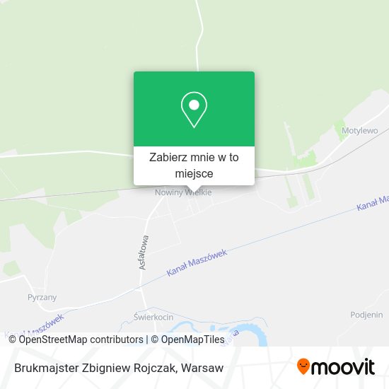 Mapa Brukmajster Zbigniew Rojczak