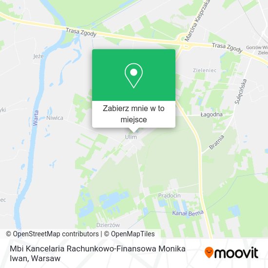 Mapa Mbi Kancelaria Rachunkowo-Finansowa Monika Iwan