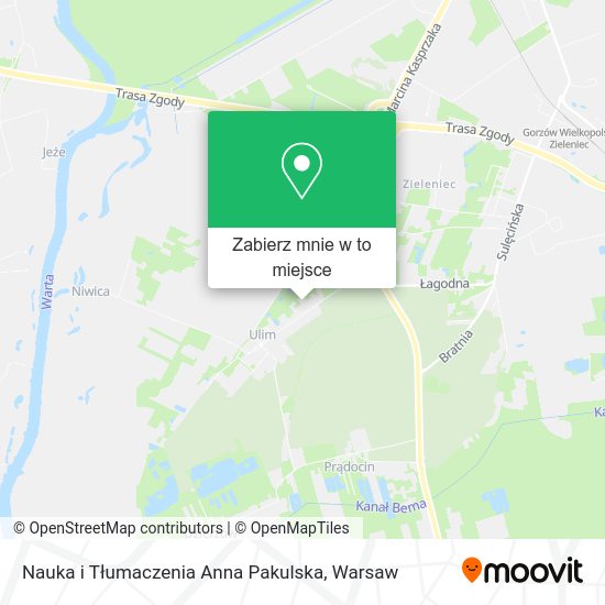 Mapa Nauka i Tłumaczenia Anna Pakulska