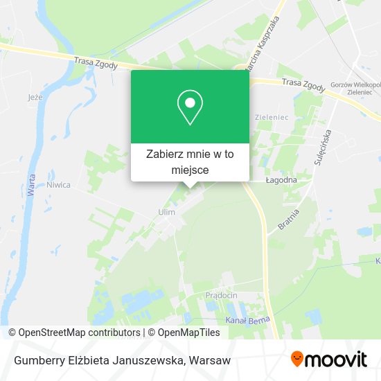 Mapa Gumberry Elżbieta Januszewska