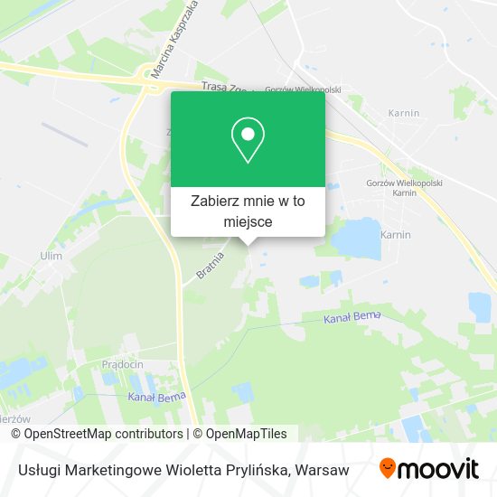 Mapa Usługi Marketingowe Wioletta Prylińska