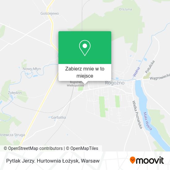 Mapa Pytlak Jerzy. Hurtownia Łożysk