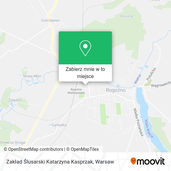 Mapa Zakład Ślusarski Katarzyna Kasprzak